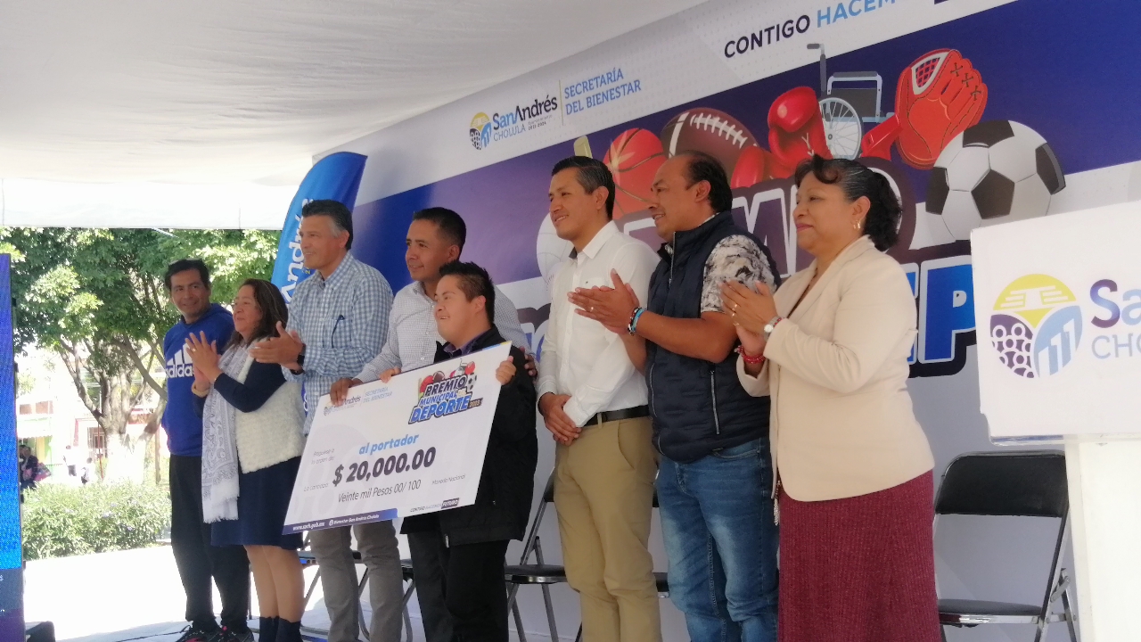 San Andrés Cholula reconoce el talento deportivo local