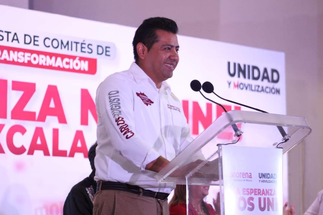 La continuidad de la 4T en Tlaxcala está garantizada: Carlos Augusto Pérez