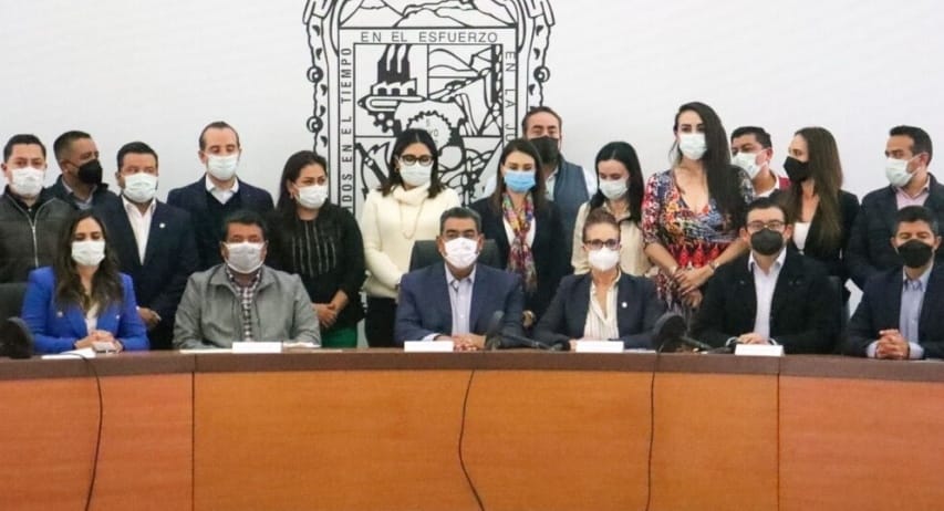 Panistas cholultecas ofrecen apoyo a Eduardo Rivera Pérez para gubernatura 