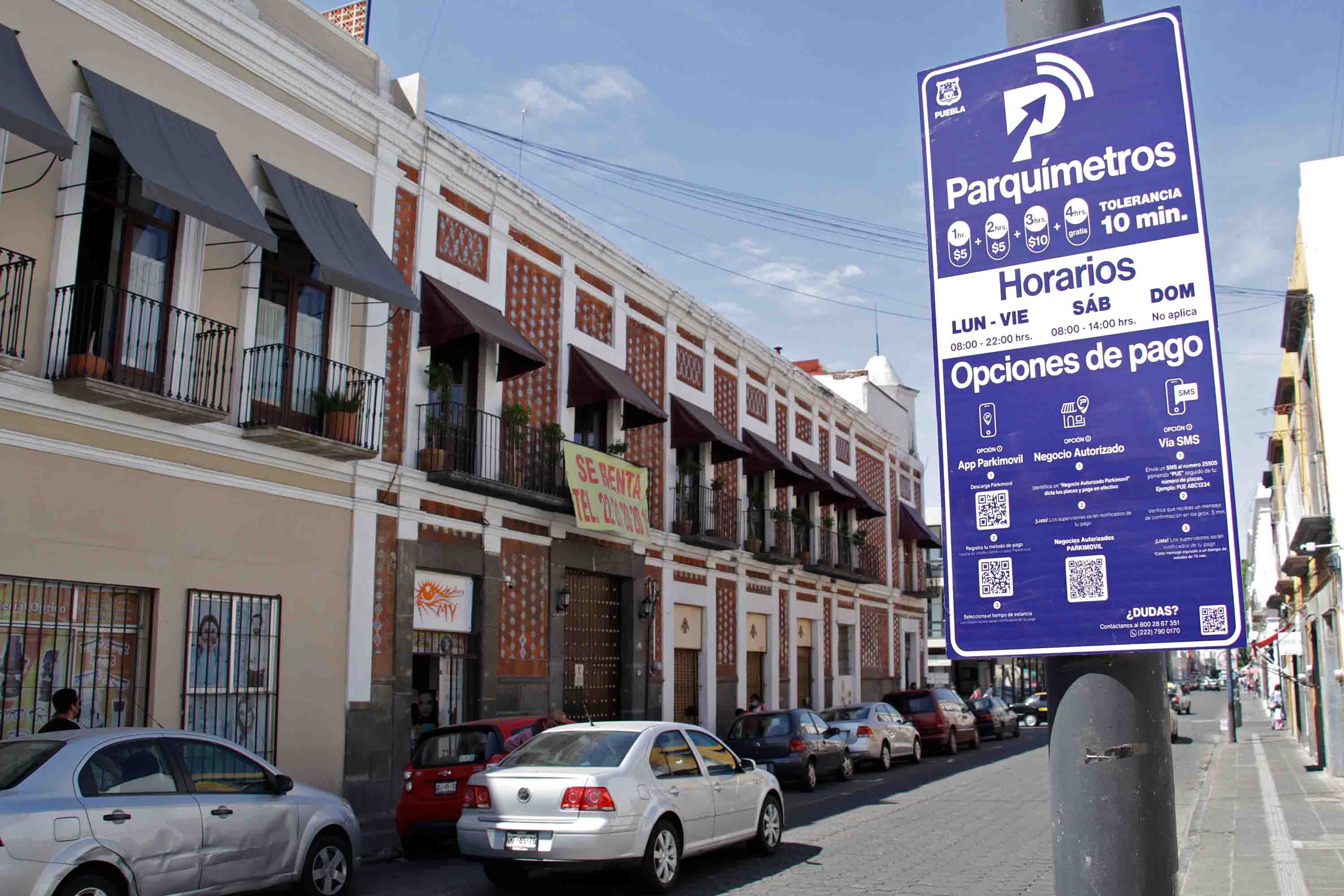 Eduardo Rivera inviará al Congreso propuesra para reanudación del cobro de parquímetros