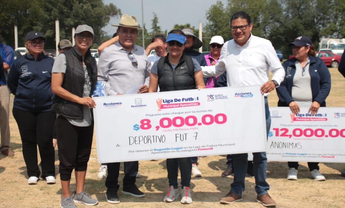Celebra Apetatitlán finales del torneo de fútbol