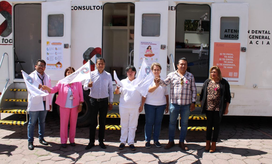 Inicia sus recorridos el Camión de la Salud por el municipio de Tlaxcala