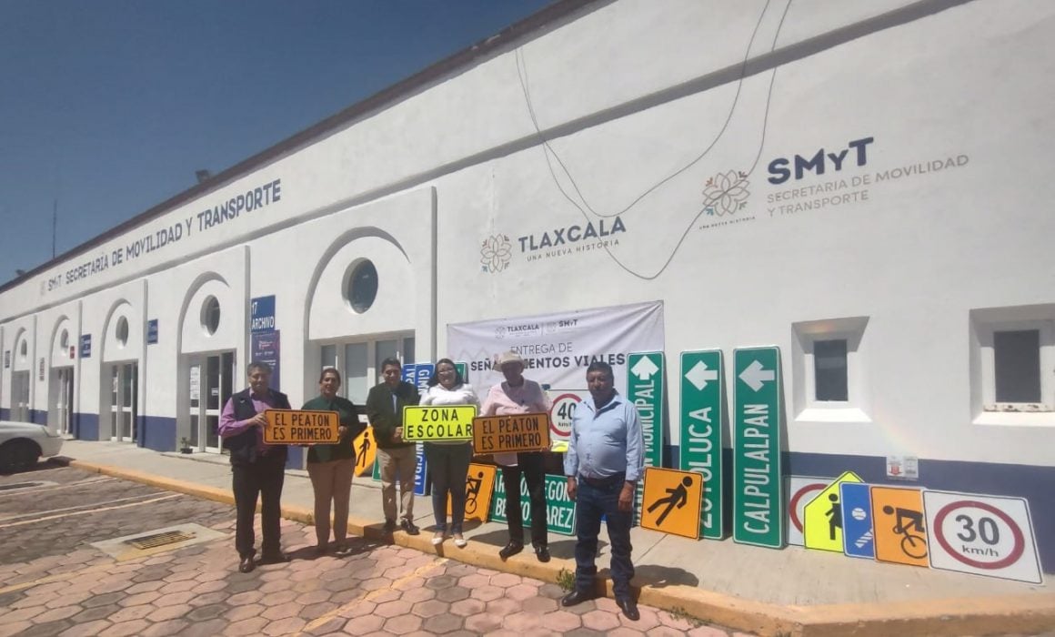 Entrega SMYT señalamientos viales a municipios e instituciones