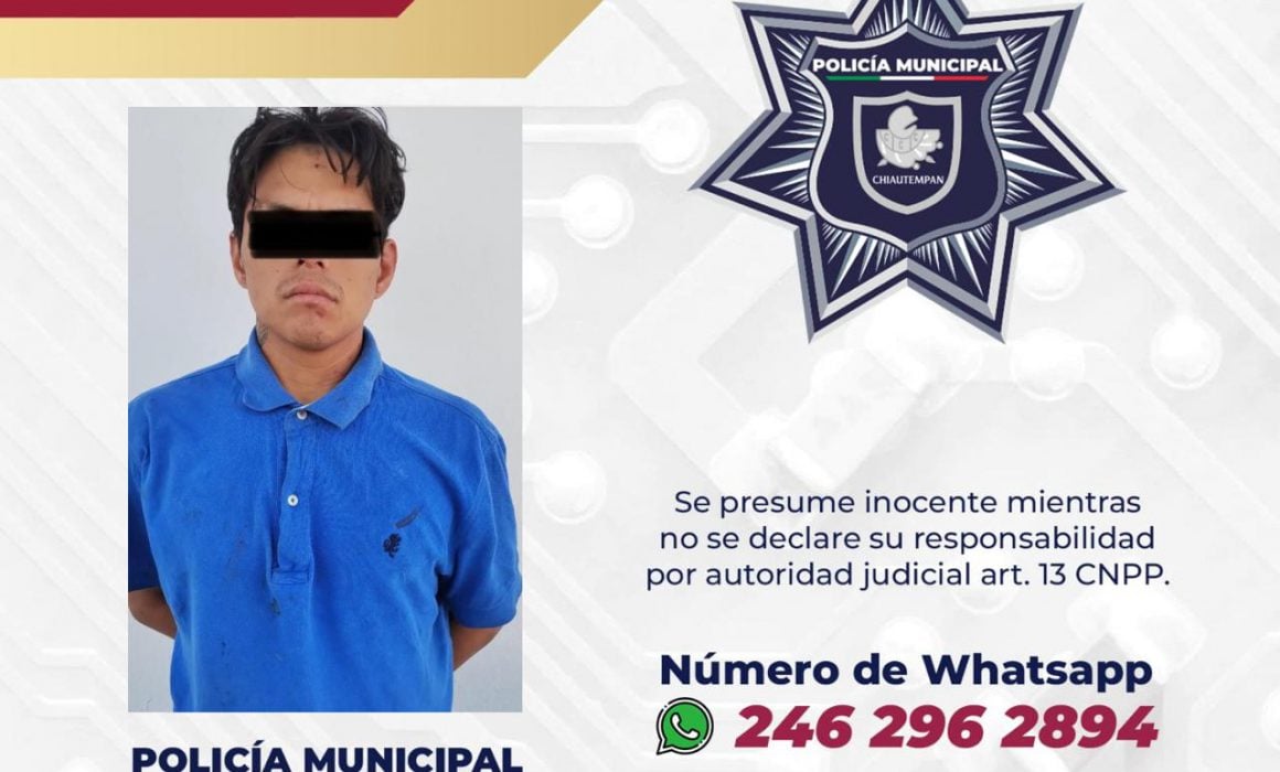 Rescata policía de Chiautempan a mujer privada de su libertad