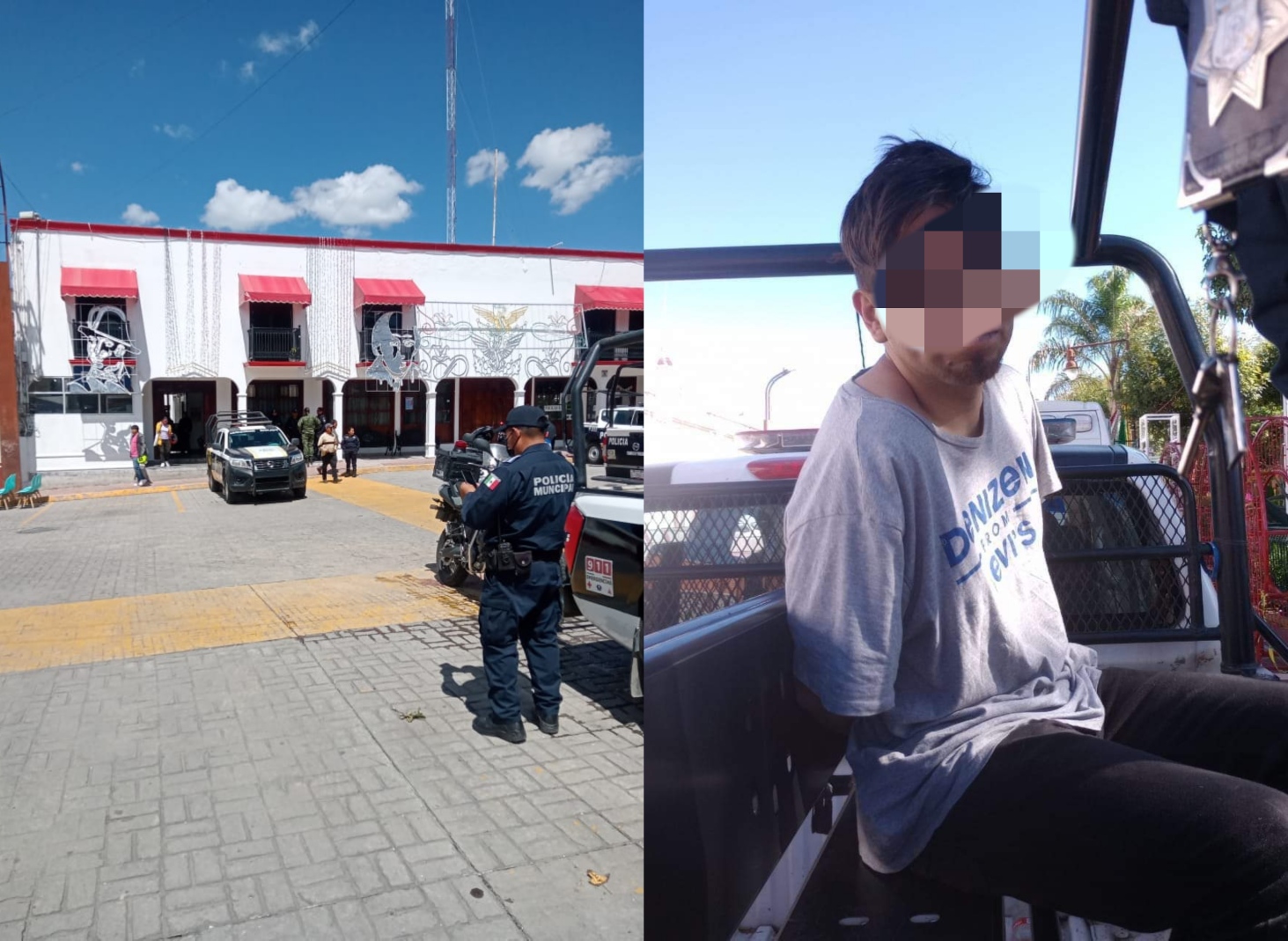 Atrapan a ladrón y lo tunden a golpes en Papalotla