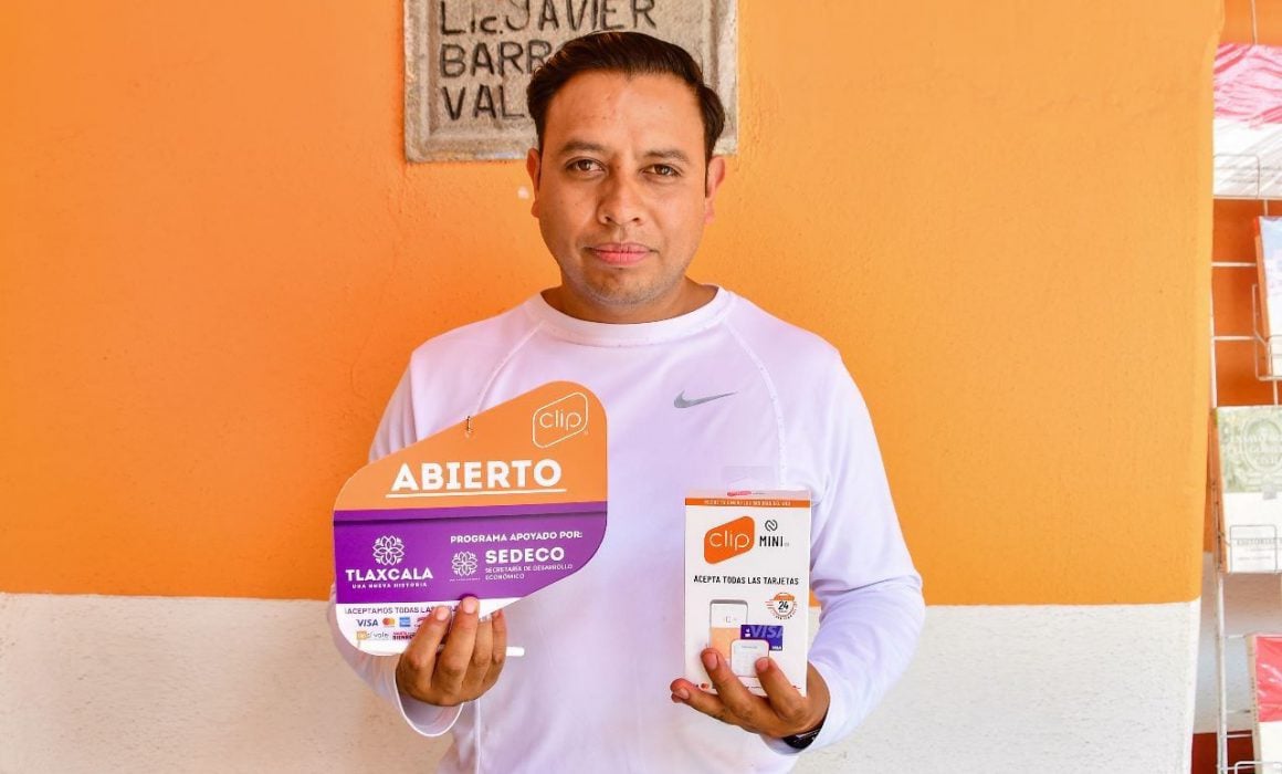 Invitan gobierno de Huamantla y Sedeco a MyPes a adquirir dispositivo Clip