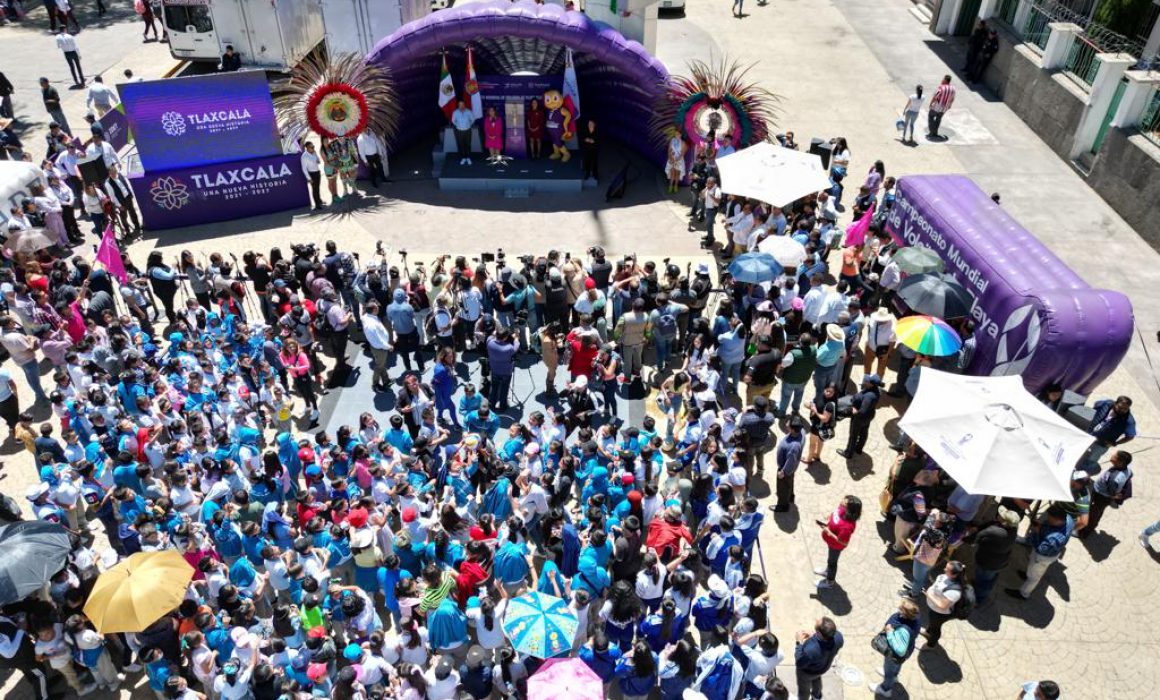 Promueve Lorena Cuéllar Mundial de Voleibol de Playa en ApizacoPromueve Lorena Cuéllar Mundial de Voleibol de Playa en Apizaco