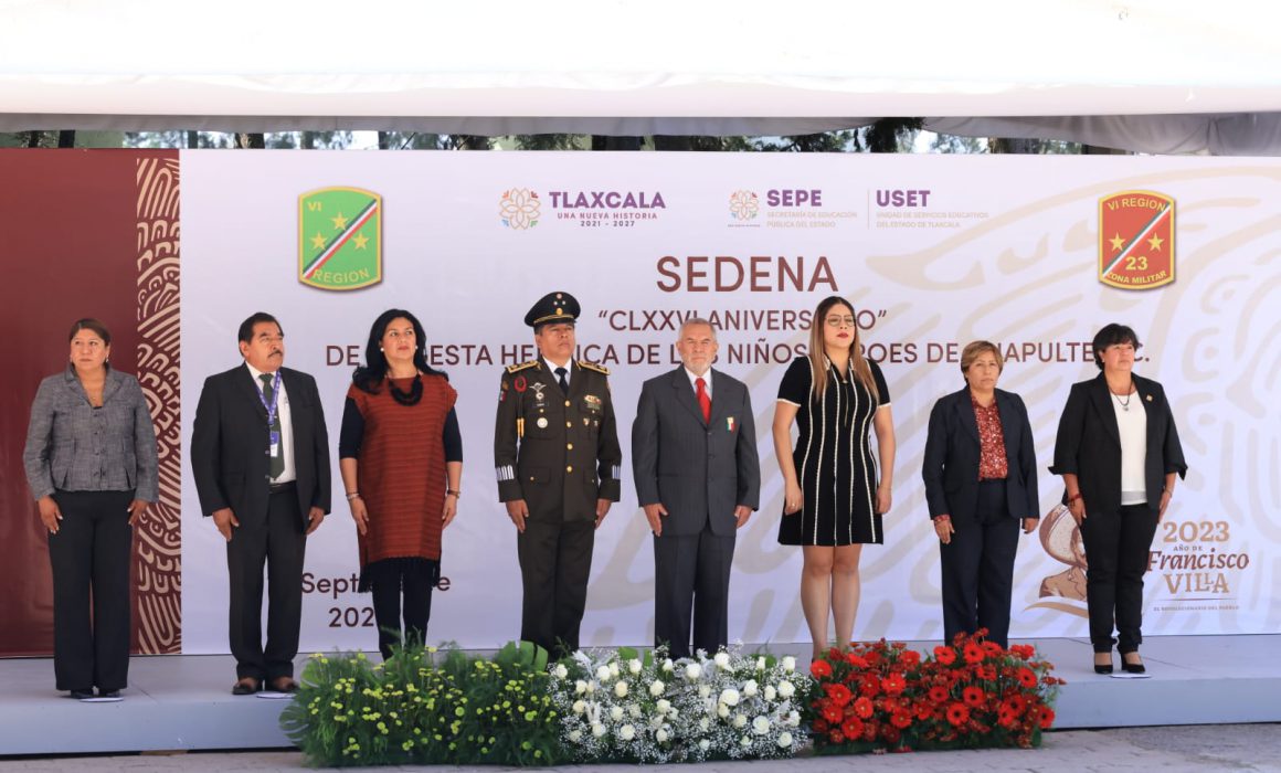 Conmemora autoridades 176 aniversario de la gesta de los niños héroes