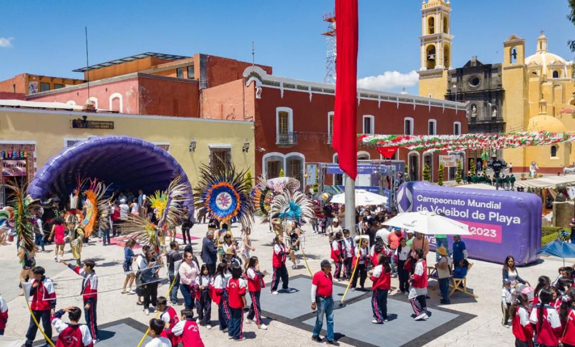 Llega a Huamantla la fiesta mundialista del Voleibol con el Trophy Tour