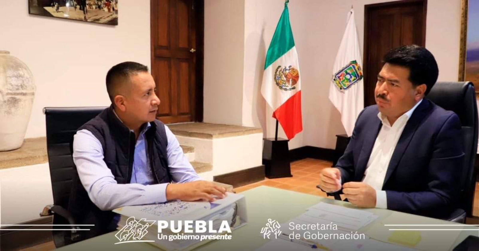 Mesa de diálogo en Casa Aguayo logra desbloqueo de carretera federal Puebla-Atlixco por Cholultecas Unidos en Resistencia
