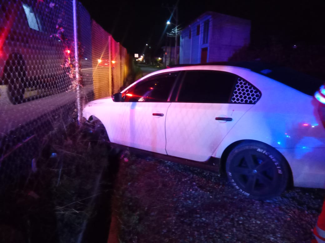Sujetos en presunto estado de ebriedad provocan accidente en Totolac
