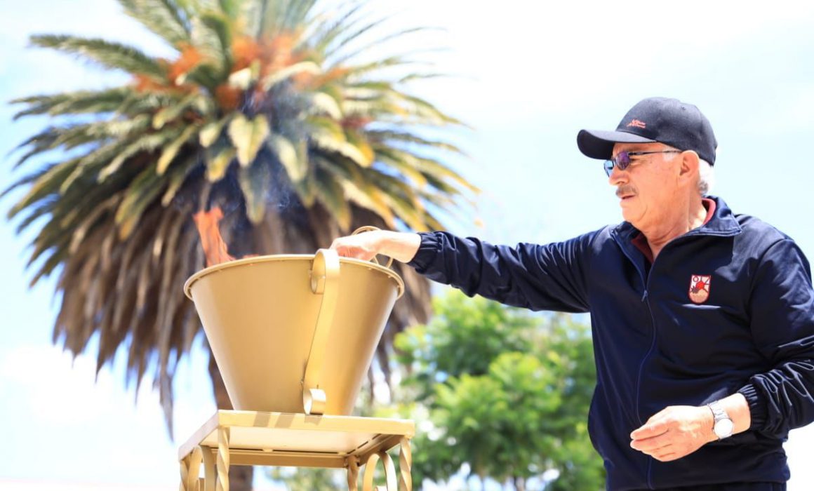 Entrega Gustavo Jiménez el fuego simbólico a comunidades de Chiautempan