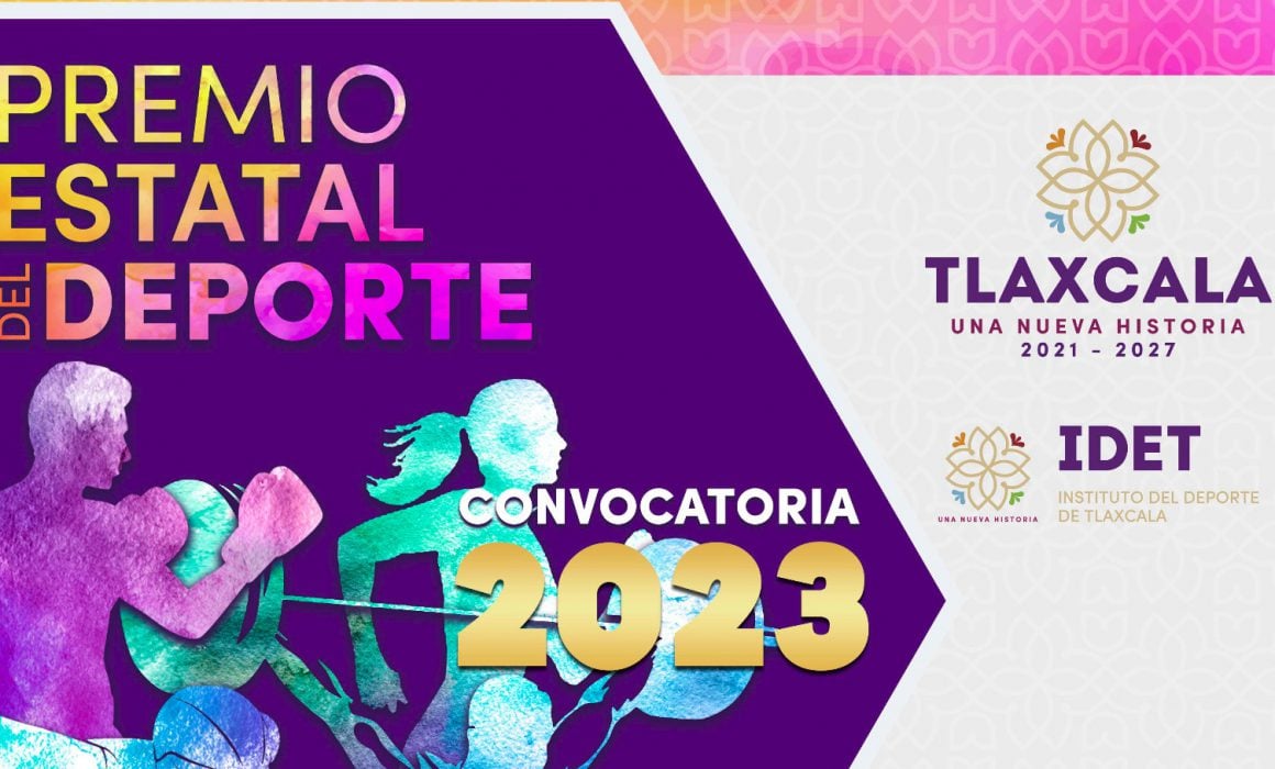 Convoca IDET a inscribirse al Premio Estatal del Deporte 2023