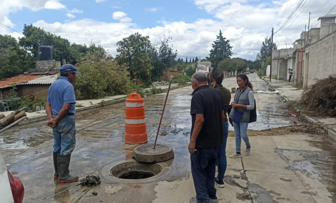 Repara Ayuntamiento de Apetatitlán fugas de agua