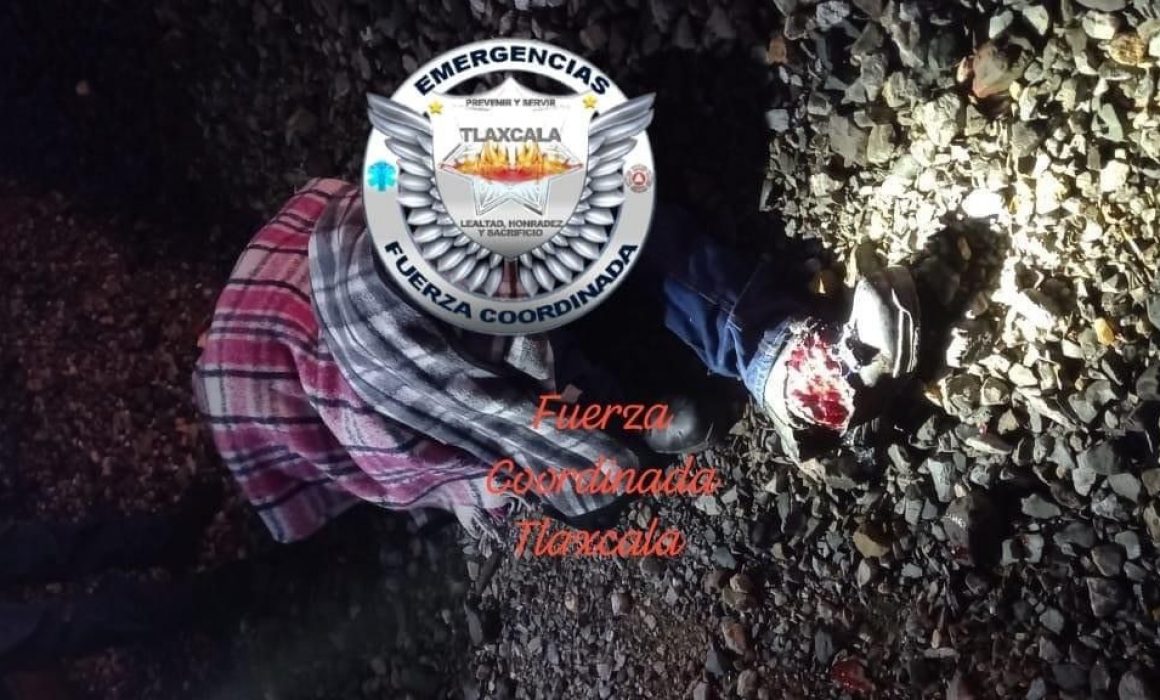 Hombre pierde el pie tras ser arrollado por tren en Tlaxco