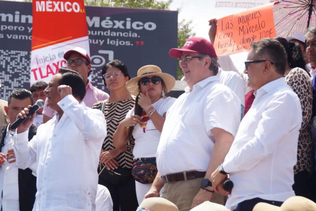 Marcelo Ebrard llegó a Tlaxcala a promover “El Camino De México”