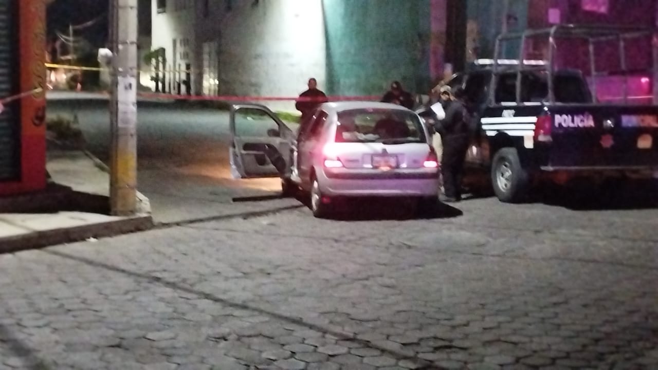 Matan a un hombre al interior de un automóvil, en Zacatelco