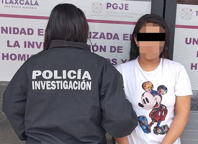 Detienen a mujer que asesinó a su pareja en Zacatelco el pasado domingo