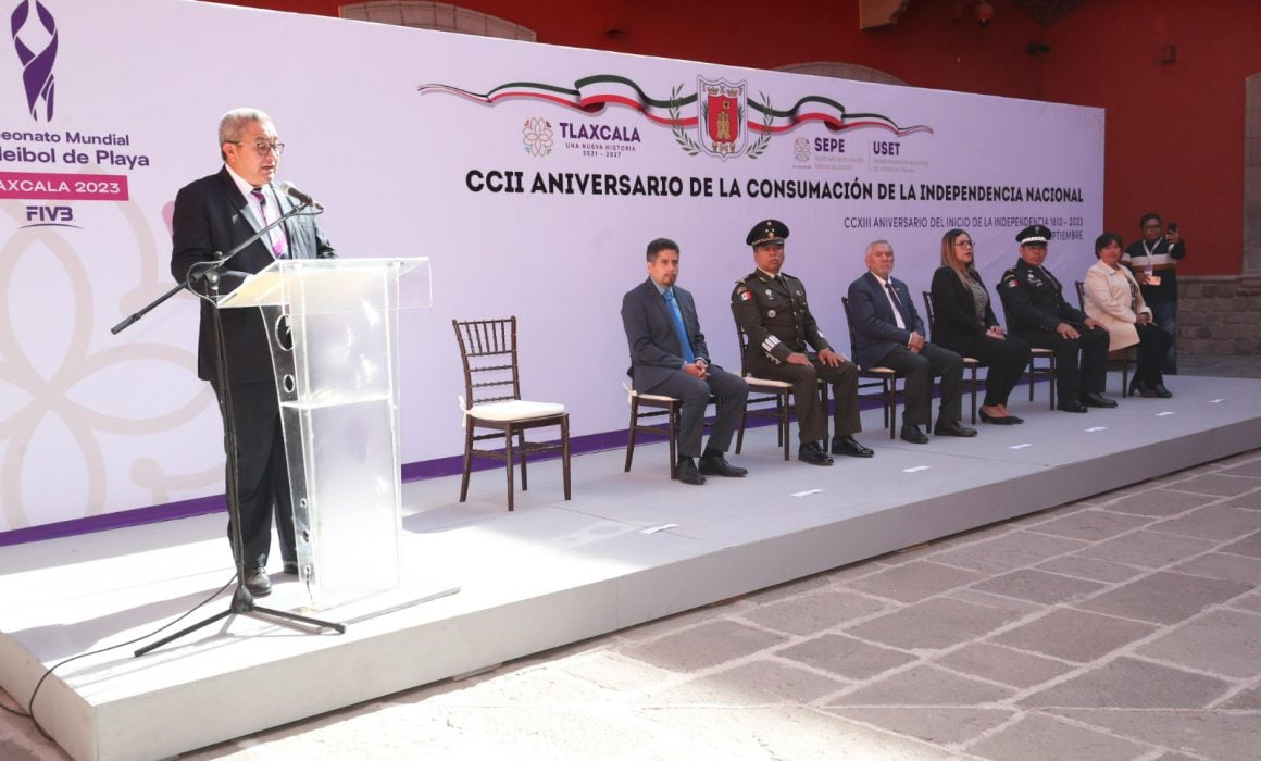 Conmemora Tlaxcala el 209 aniversario de la consumación de la Independencia