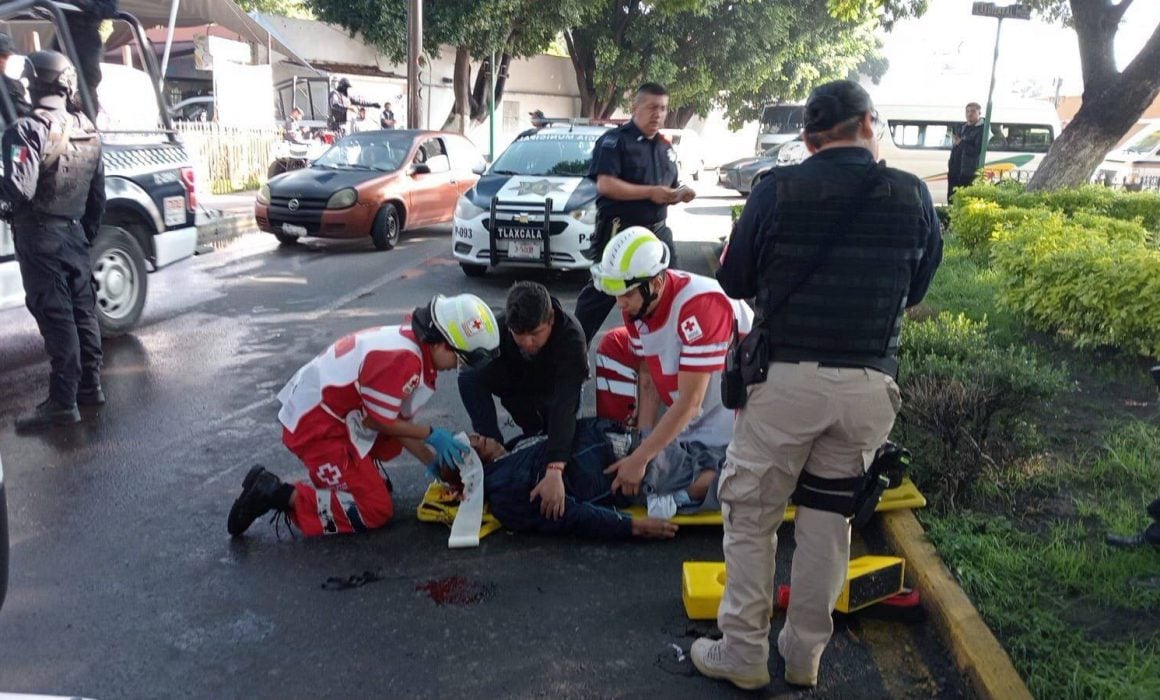 Muere adulto mayor policía tras ser atropellado en Tlaxcala capital