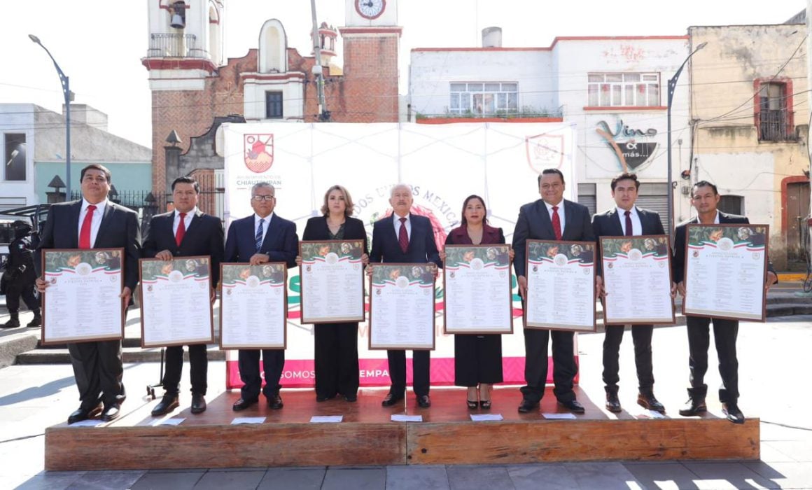 Fija Ayuntamiento de Chiautempan Bandos Solemnes de Fiestas Patrias