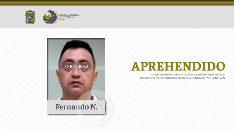 Fernando N. es detenido por el delito de secuestro en grado de tentativa ocurrido en Texmelucan