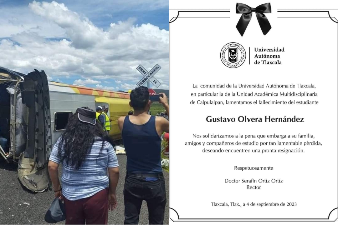 Estudiante de la UATx víctima de tragedia en la Apan - Calpulalpan