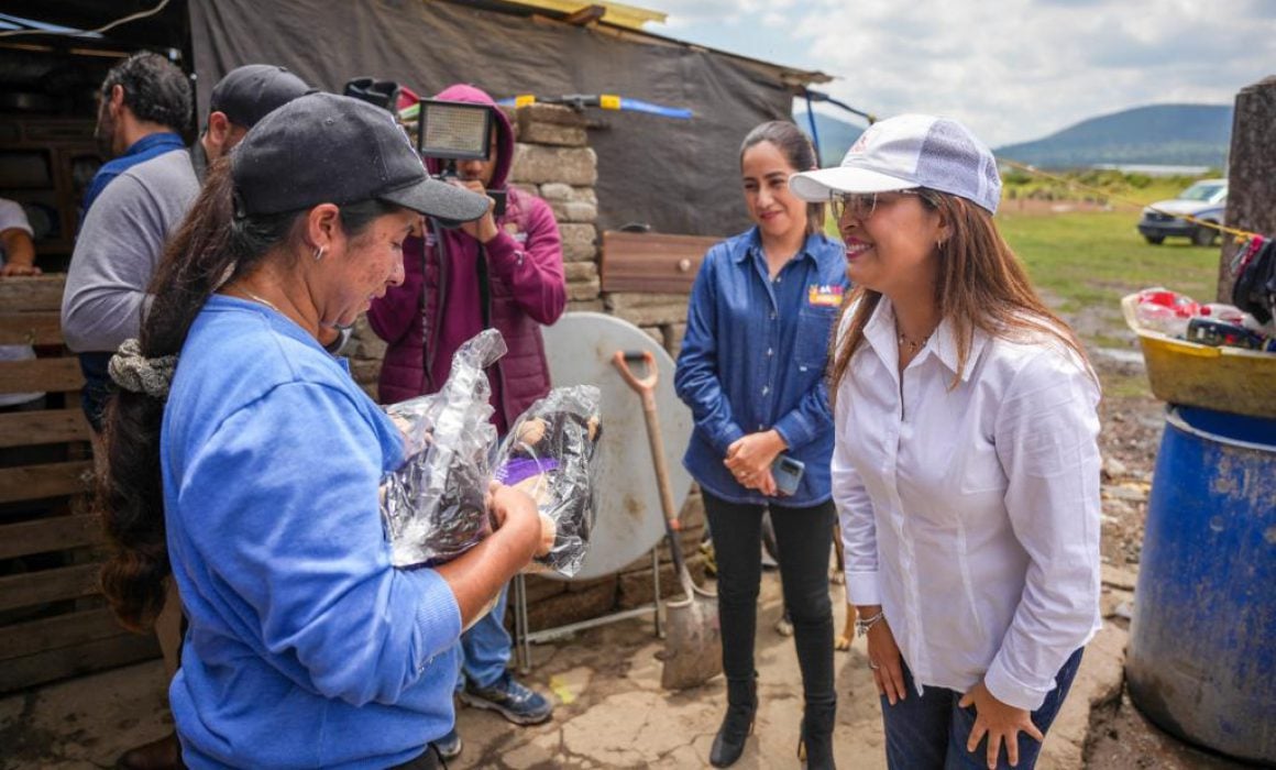 Respalda Secretaría de Bienestar a familias de sanctórum por inundaciones