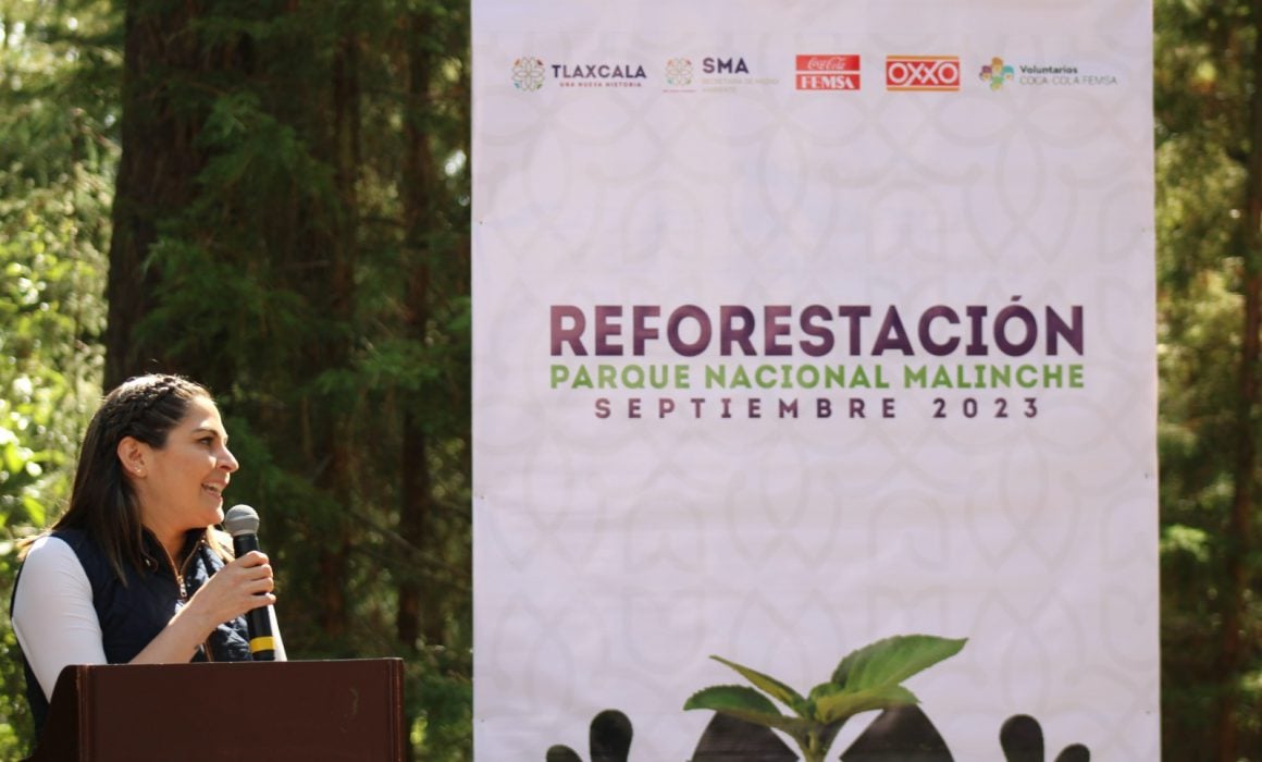 Reforesta Gobierno del estado e iniciativa privada La Malinche