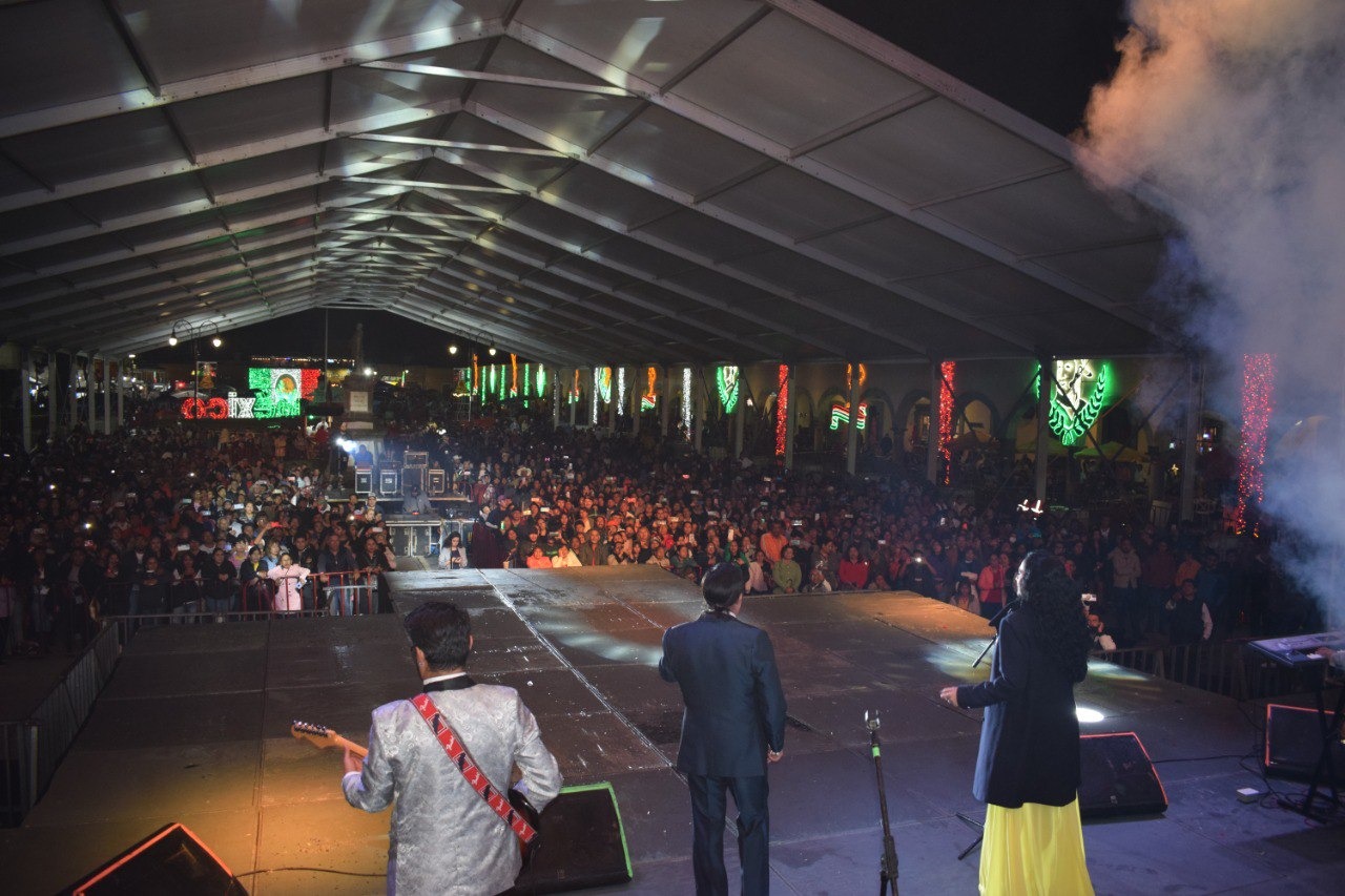 Las familias siguen disfrutando de la Feria Cholula 2023 con éxitos de Los Terrícolas