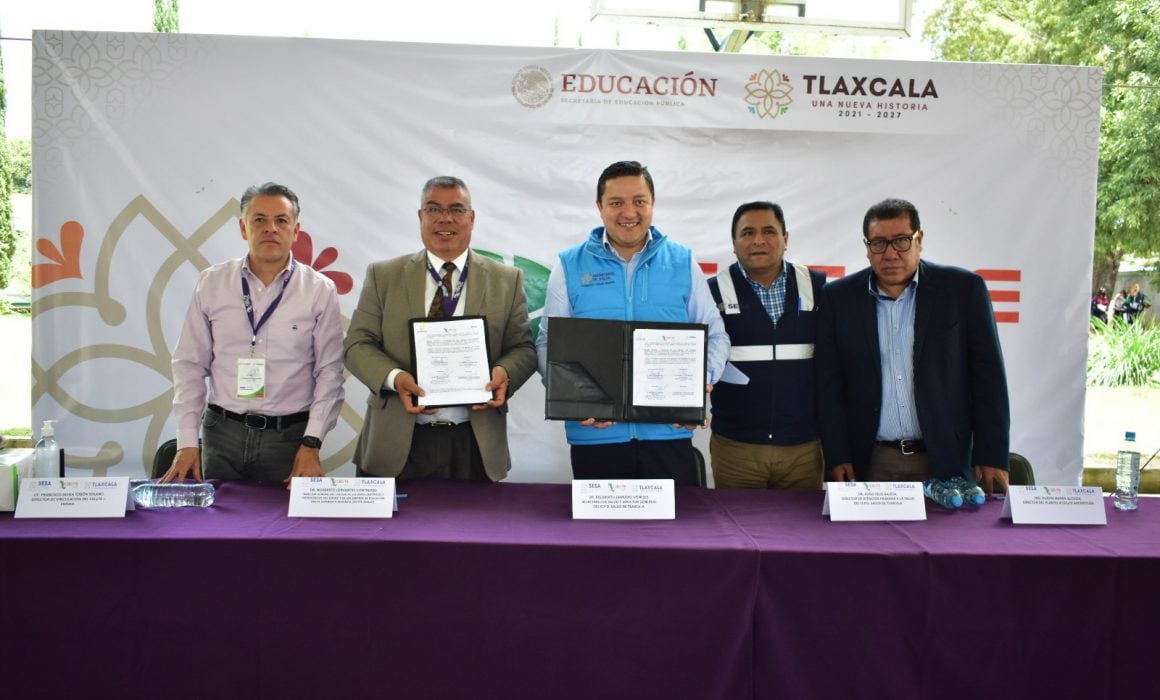 Firman convenio de colaboración Cecyte y sector salud