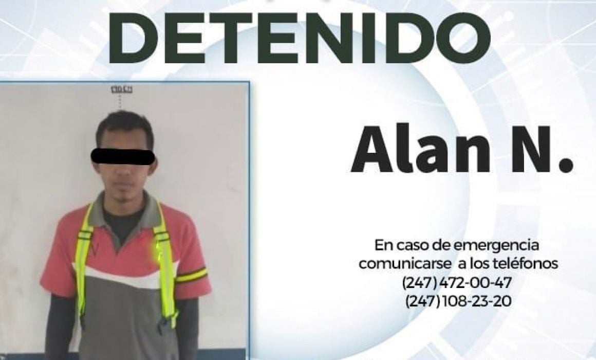 Detiene policía de Huamantla a conductor que obstruía zona de pasaje