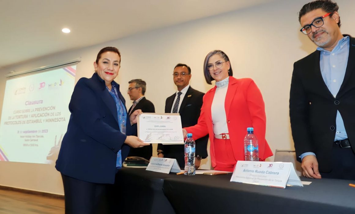 Suman esfuerzos CEDH e instituciones de seguridad para prevenir tortura