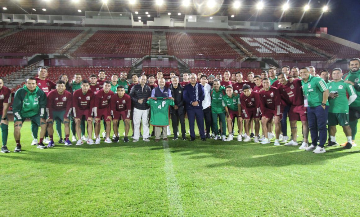 Recibe gobierno de Tlaxcala a Selección Mexicana