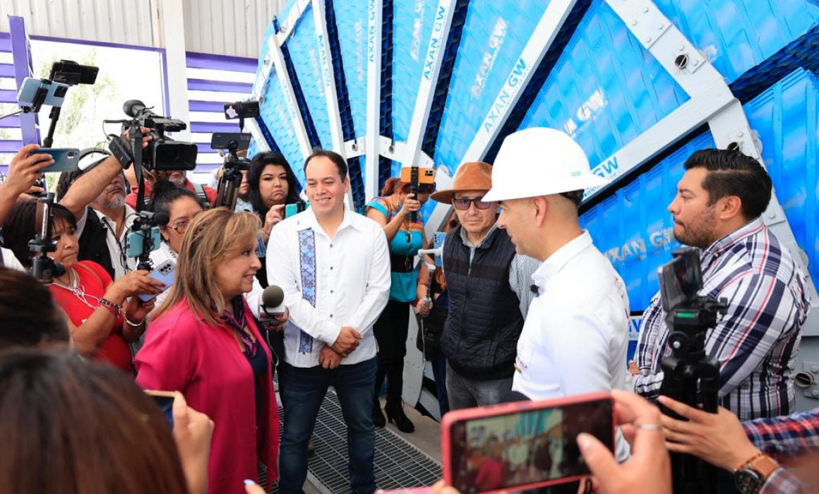Invertirá gobernadora 1.4 mdp para rehabilitación de Ptar de Nativitas
