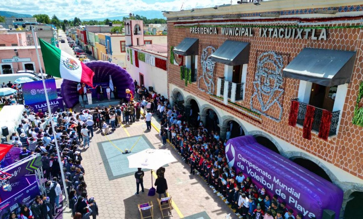 Promueve gobernadora mundial de voleibol en Ixtacuixtla