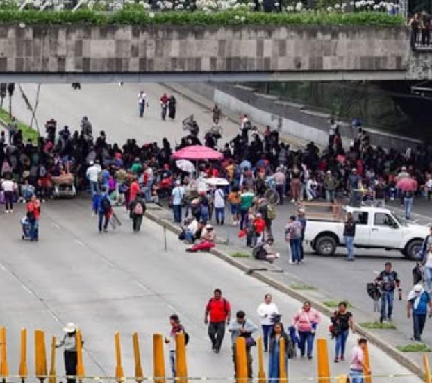 Bloqueo de Casetas y vías públicas en CDMX