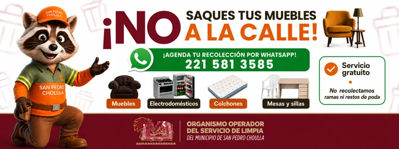No saques tus muebles a la calle