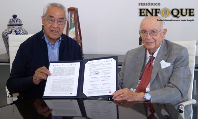 Firma gobierno de Puebla convenio con INE y Fepade para elección extraordinaria