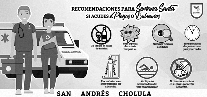 Realiza Protección Civil supervisión a balnearios de San Andrés Cholula