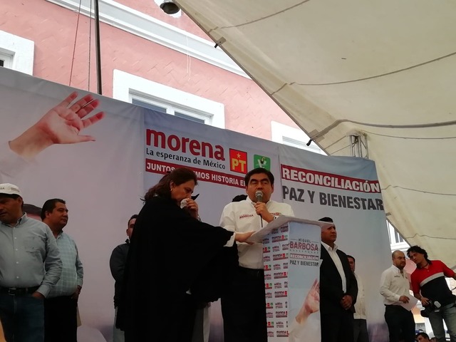 “Yo no busco la anulación de fuerzas políticas diferentes a Morena”, sostiene Barbosa Huerta