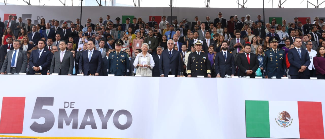 Celebran en Puebla el 157 aniversario de la Batalla del 5 de Mayo