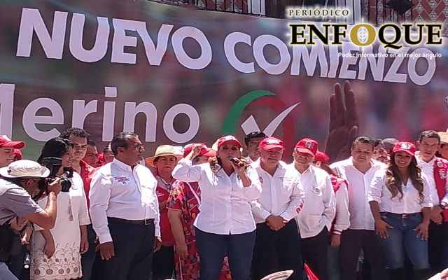 Dirigencia nacional del PRI acompaña a Jiménez Merino en cierre de campaña