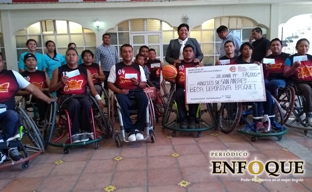 Entregarán beca bimestral de 4 mil pesos a jugadores con discapacidad en San Andrés Cholula 