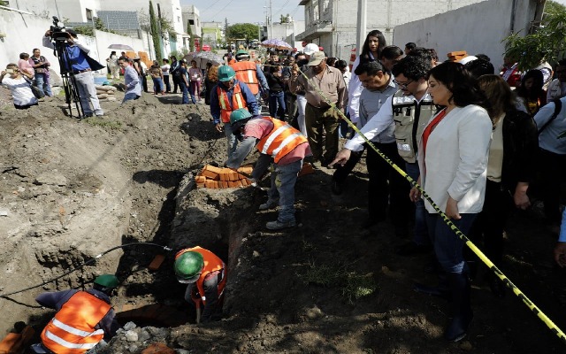 Inicia construcción de red de alcantarillado sanitario en San Francisco Totimehuacan