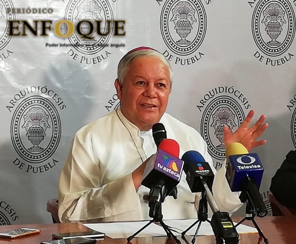 Arzobispo pide a Luis Miguel Barbosa seguir con el ánimo de atacar la inseguridad 