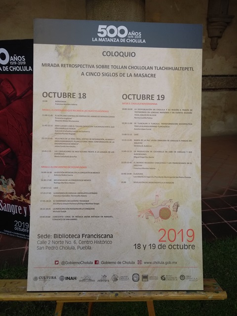 Anuncia San Pedro Cholula conmemoración de los 500 años de la Matanza de Cholula 