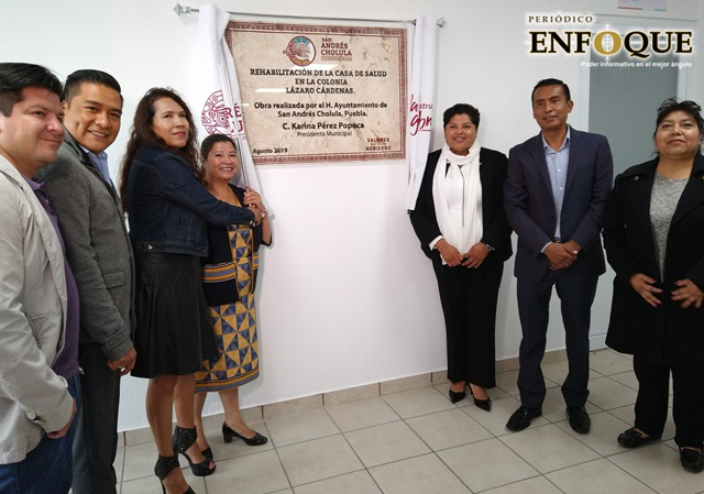 Recibe colonia Lázaro Cárdenas rehabilitación de su Casa de Salud 