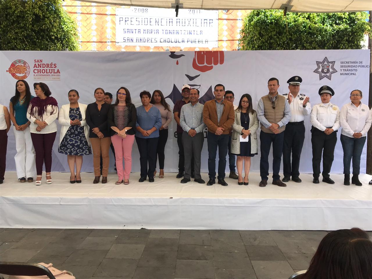 LA SSPTM SAN ANDRÉS CHOLULA REALIZA CAMPAÑA “ABRE LOS OJOS, ROMPE EL SILENCIO”