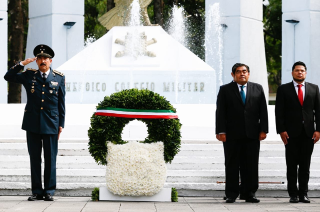 Gobernador de Puebla encabeza ceremonia cívica del 172 Aniversario de los Niños Héroes